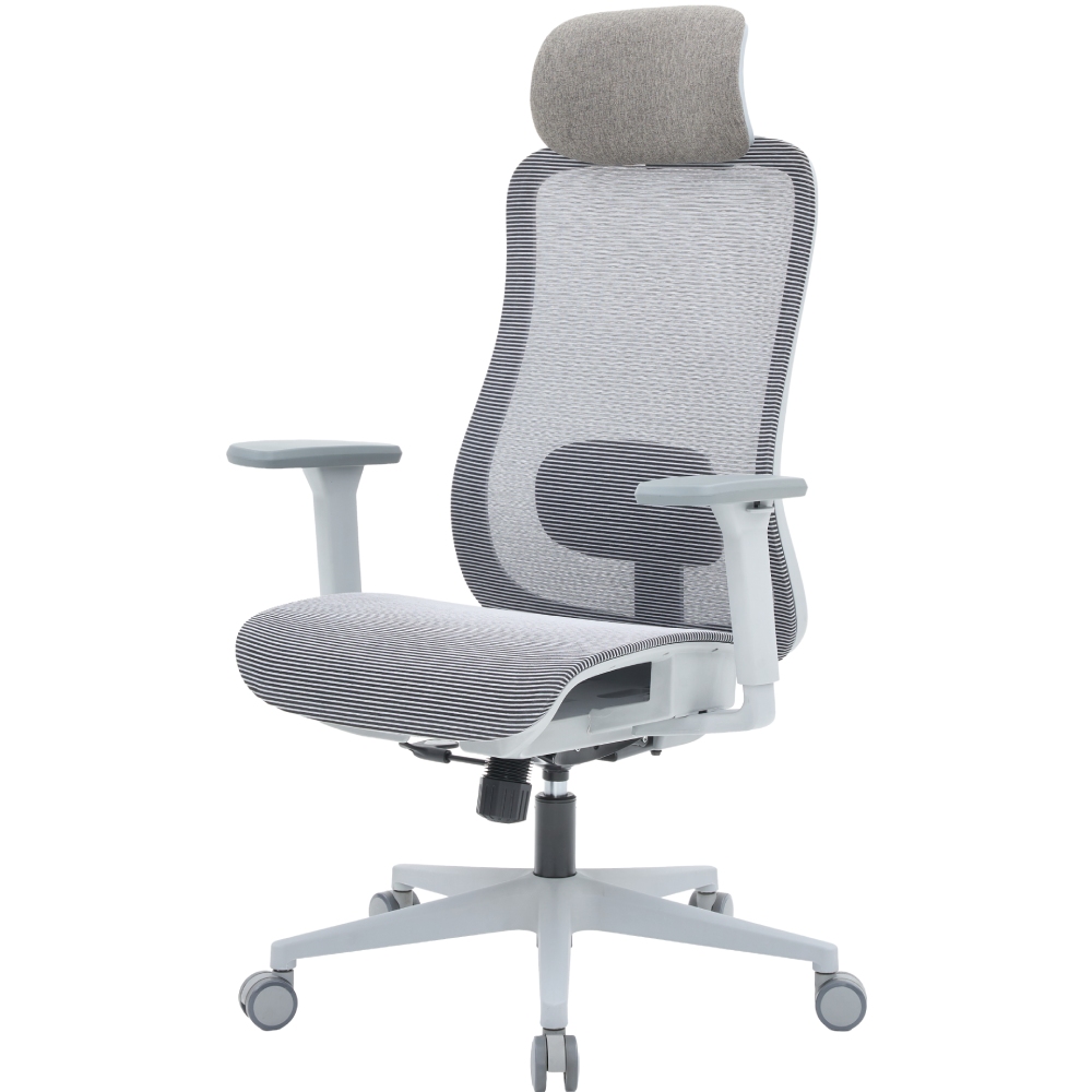 Кресло OFFICEPRO Wave Gray (OC670-G-G-G) Тип для руководителя