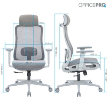Кресло OFFICEPRO Wave Gray (OC670-G-G-G)