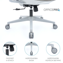 Кресло OFFICEPRO Wave Gray (OC670-G-G-G)