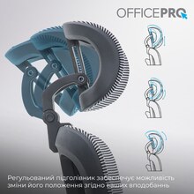 Кресло OFFICEPRO Skyline Black/Gray (OC680-B-G-G)