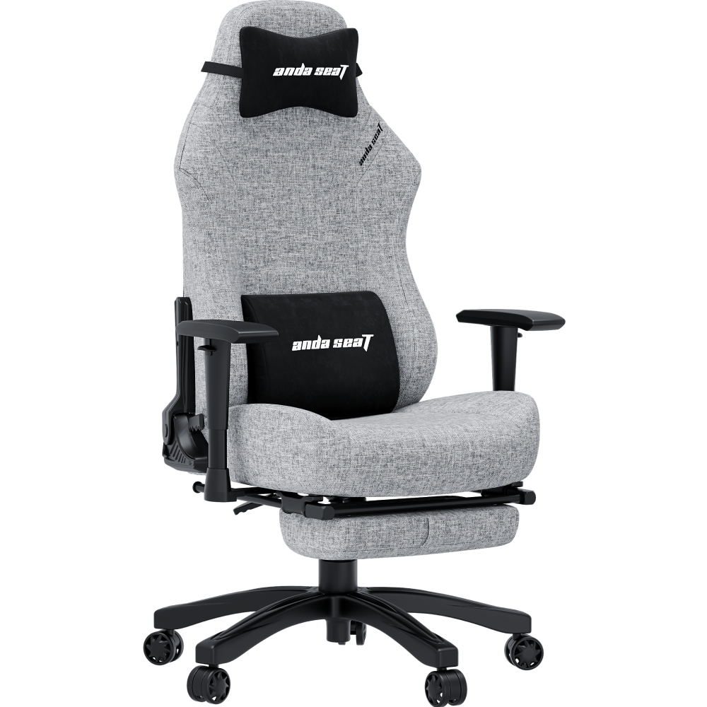 Крісло ANDA SEAT Luna Pro Size L Gray Fabric (AD18T-44-G-F) Матеріал оббивки тканина