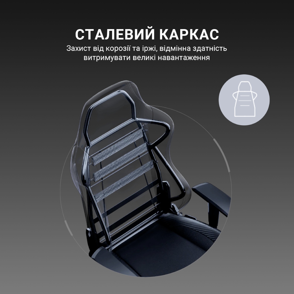 Фото 15 Крісло ANDA SEAT Luna Pro Size L Gray Fabric (AD18T-44-G-F)