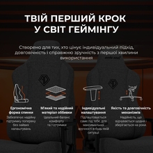 Кресло ANDA SEAT Novis Size XL Gray Fabric (AD23-XL-01-G-F)