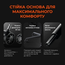 Кресло ANDA SEAT Novis Size XL Gray Fabric (AD23-XL-01-G-F)