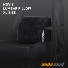Подушка під спину ANDA SEAT Подушка для попереку Novis Lumbar Pillow Black Size XL