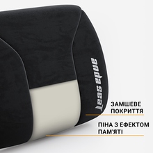 Подушка під спину ANDA SEAT Подушка для попереку Novis Lumbar Pillow Black Size XL