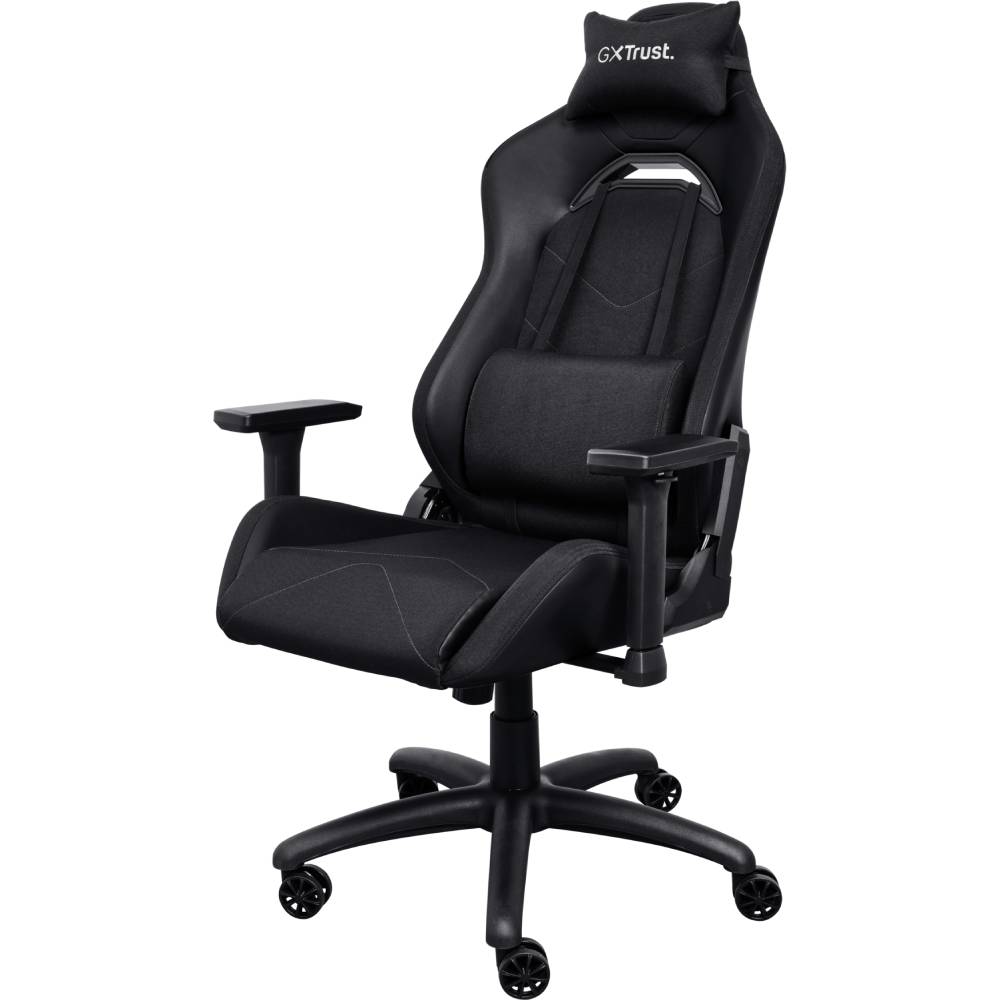 Кресло Trust GXT 714 Ruya Black (24908) Материал обивки кожзаменитель
