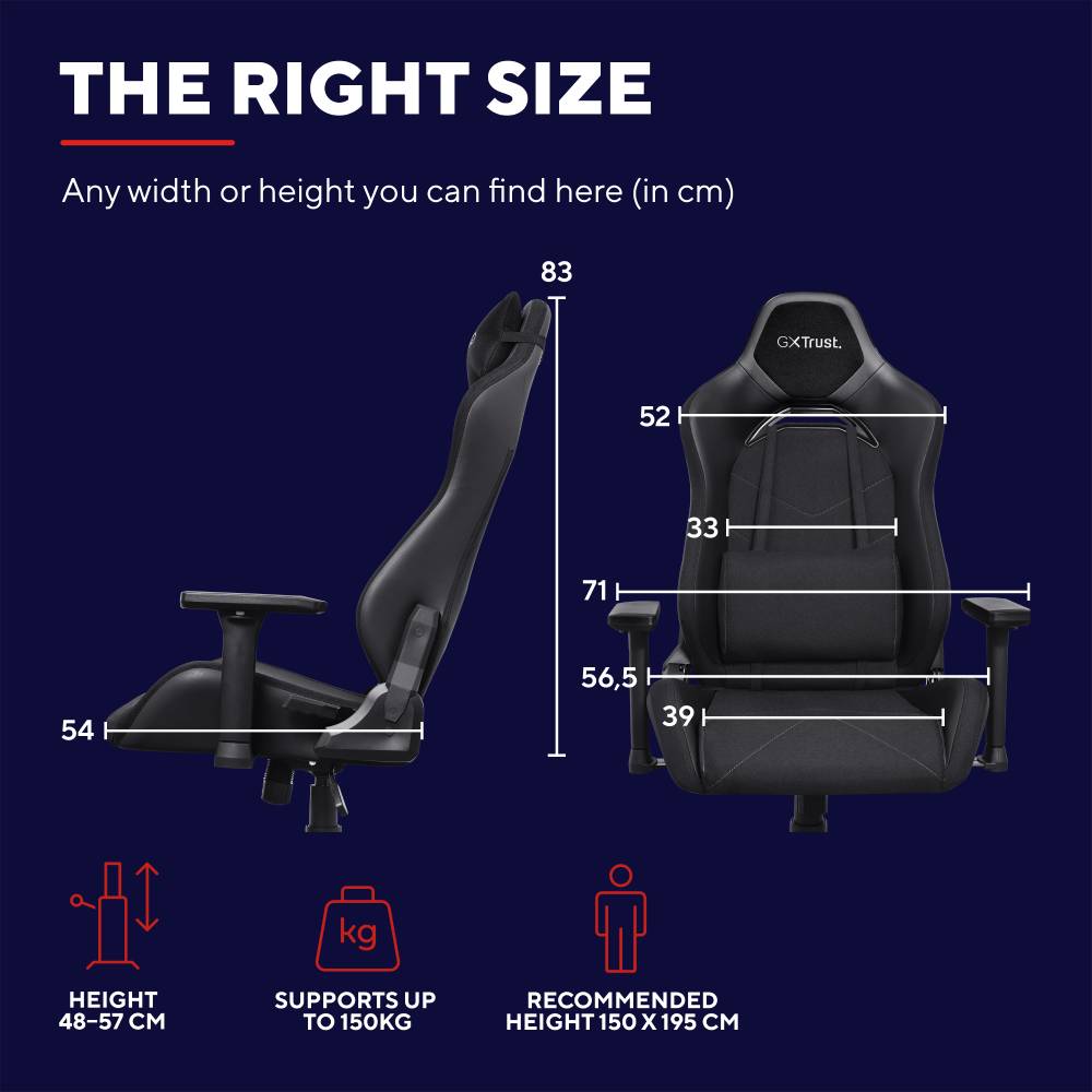 Покупка Кресло Trust GXT 714 Ruya Black (24908)