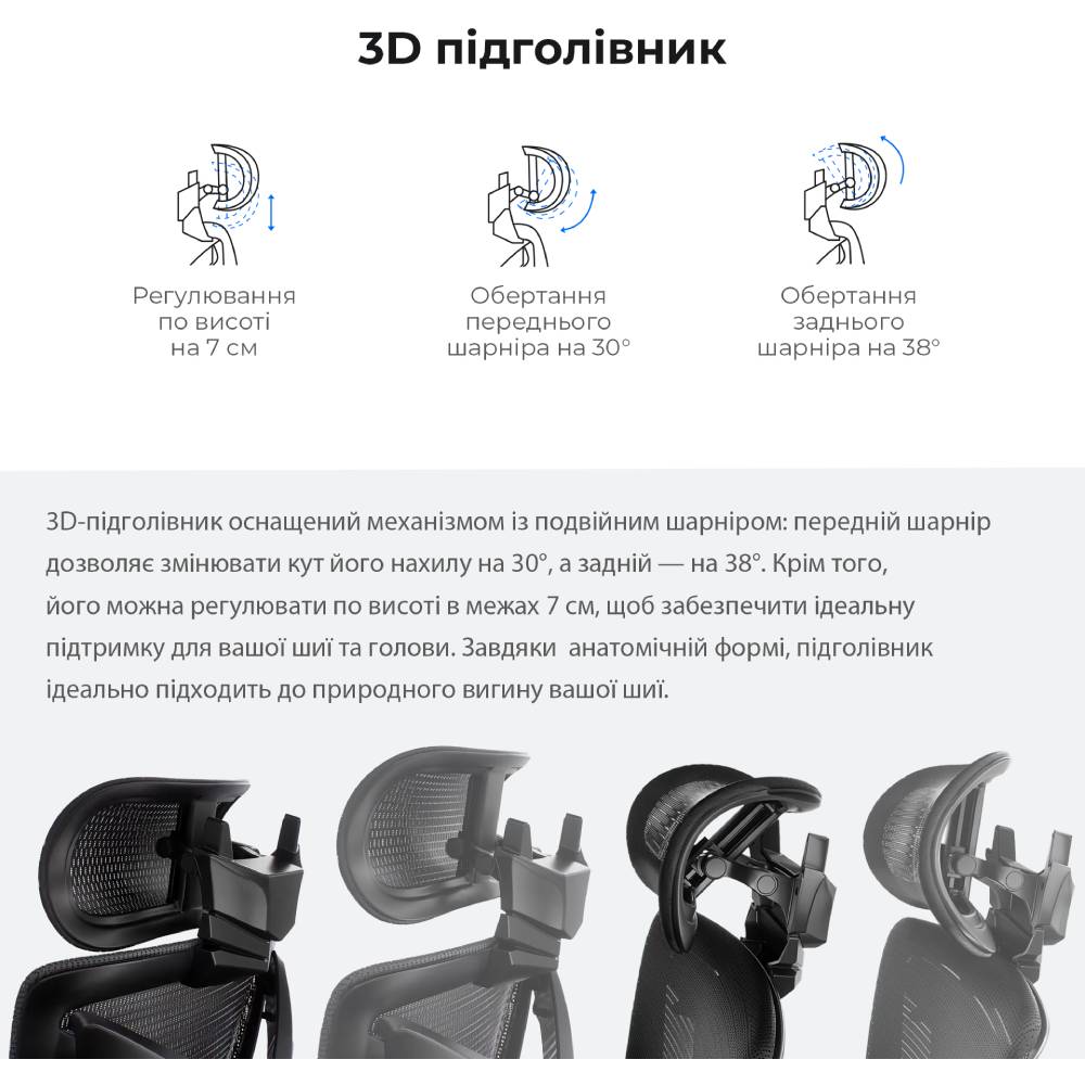 Покупка Крісло ANDA SEAT X-Air Mega Size XL Mesh Gray (AD-WY-01-GGF)
