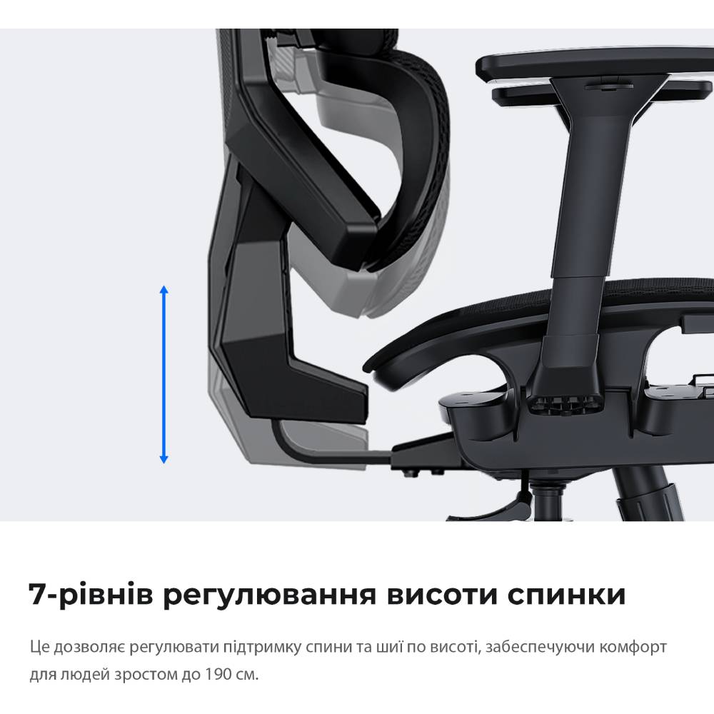 Фото 15 Кресло ANDA SEAT X-Air Pro Size XL Mesh Gray (AD-WY-01-GGF-G01)