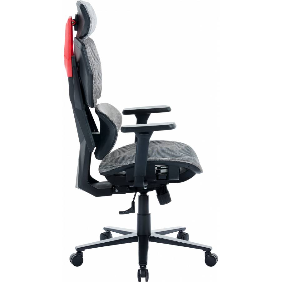Кресло для геймеров GT RACER X-6008 Gray Материал обивки сетка полиэстер