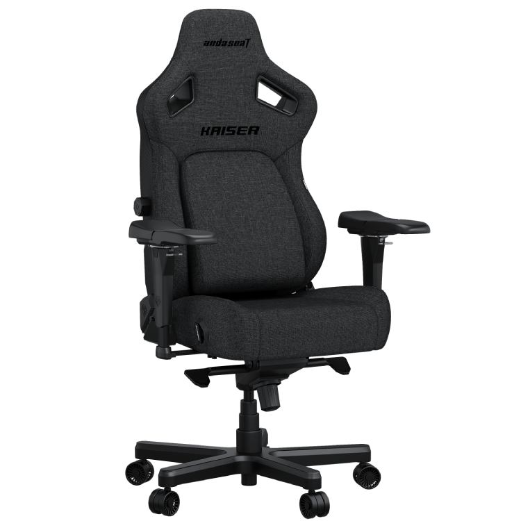 У Фокстрот Крісло ANDA SEAT Kaiser 4 L Dark gray Linen Fabric (AD12YDDC-L-20-GB-CF)
