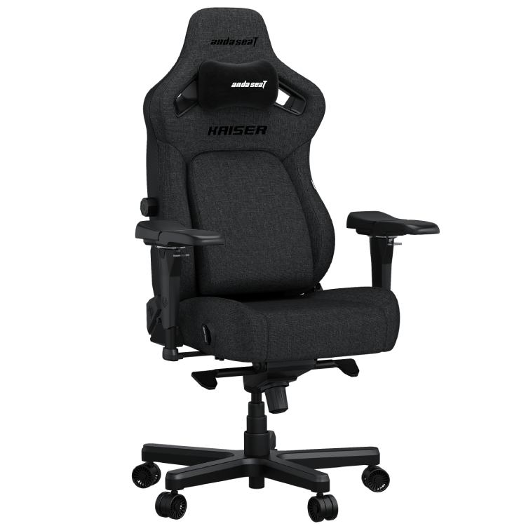 Крісло ANDA SEAT Kaiser 4 L Dark gray Linen Fabric (AD12YDDC-L-20-GB-CF) Тип для геймера