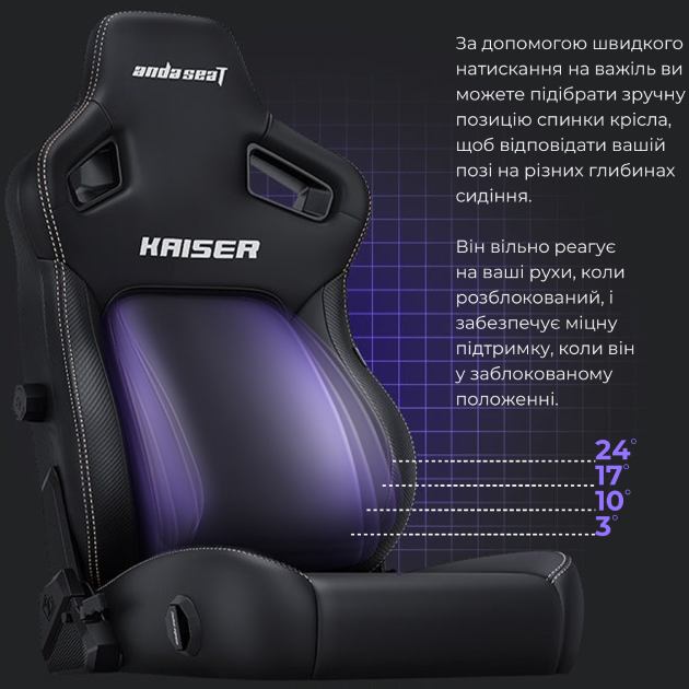 Фото 26 Крісло ANDA SEAT Kaiser 4 L Dark gray Linen Fabric (AD12YDDC-L-20-GB-CF)