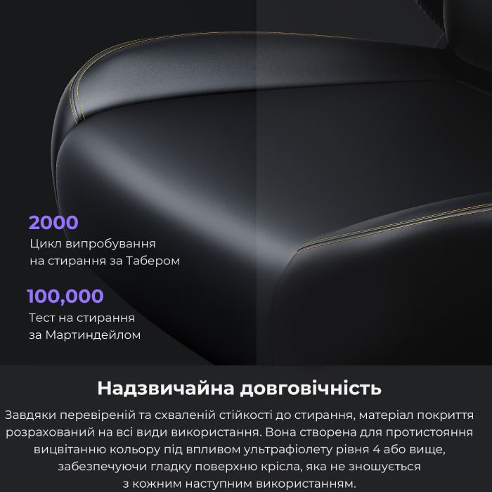 Фото 21 Крісло ANDA SEAT Kaiser 4 L Dark gray Linen Fabric (AD12YDDC-L-20-GB-CF)