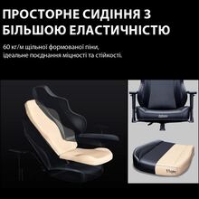 Кресло ANDA SEAT Phantom 3 Pro L Linen Dark Grey (AD18YC-06-GB-F)