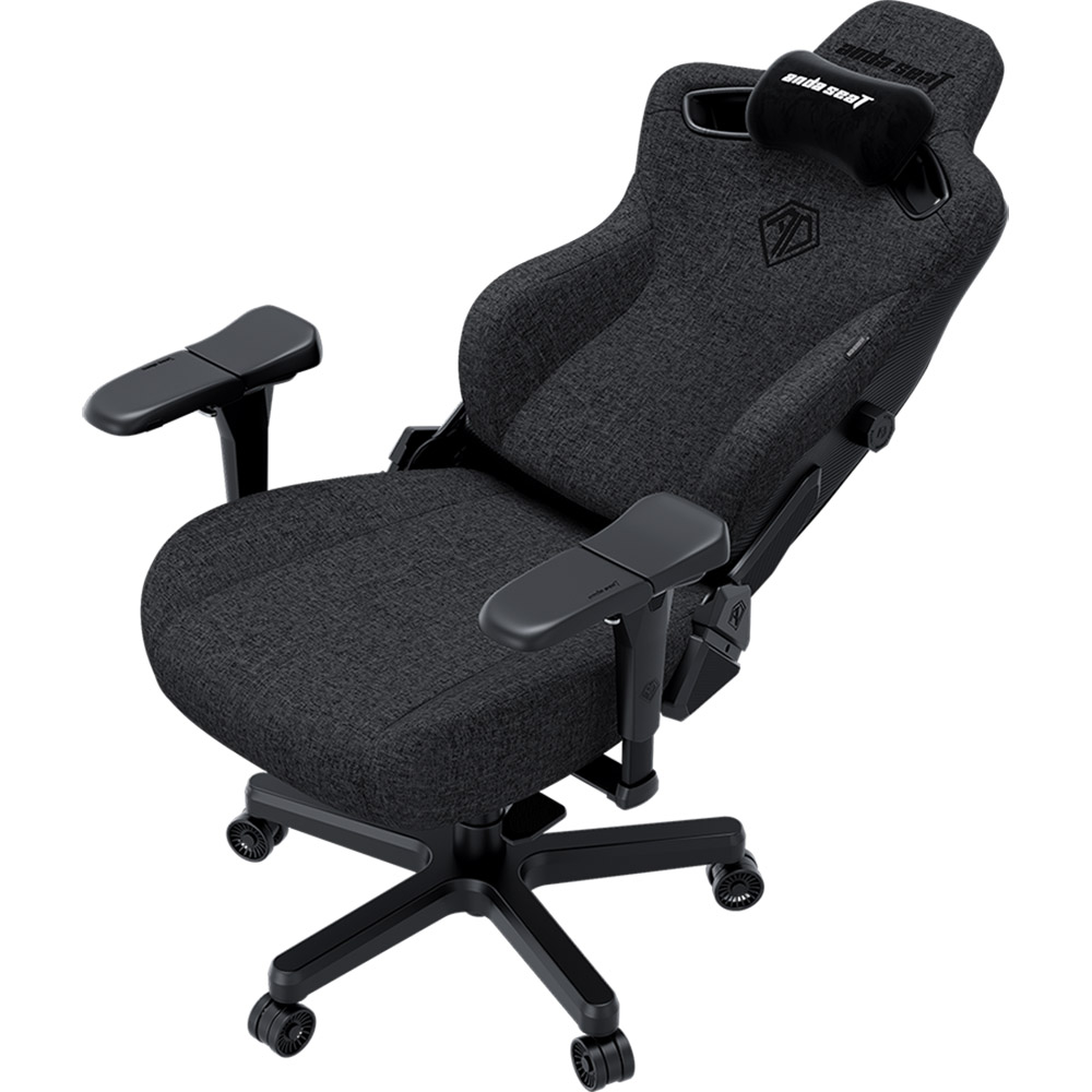Внешний вид Кресло ANDA SEAT Kaiser 3 Pro Size XL Dark Gray Fabric (AD12YDC-XL-01-GB-PV/F-G01)