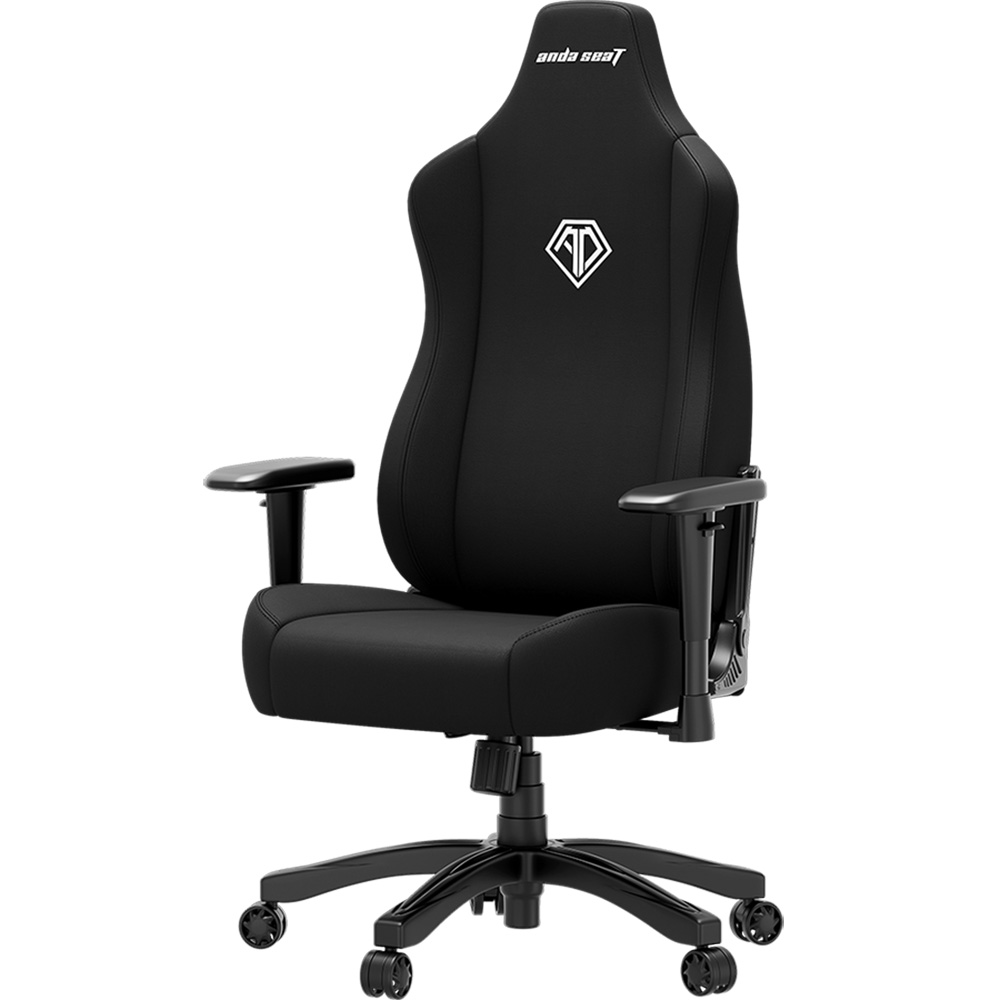 Крісло ANDA SEAT Novis Size L Black Fabric (AD23-L-01-B-F) Основа крісла хрестовина з роликами