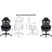 Крісло SPECIAL4YOU Game Black/Grey (E7429)