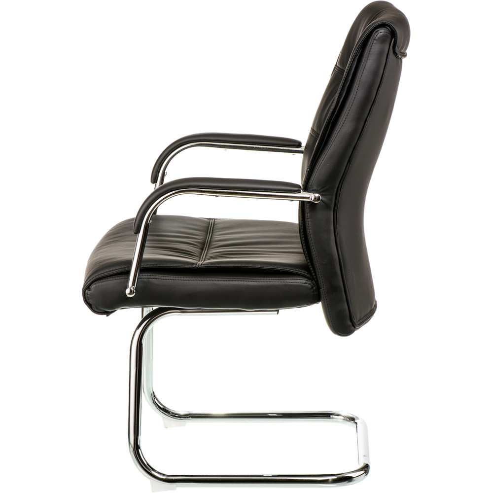 Кресло SPECIAL4YOU Venezia office Black (E7474) Вторичный цвет серебристый