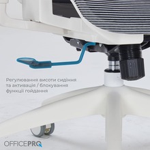 Крісло OFFICEPRO Atlas White/Dark Gray (OC630-W-DG-DG)