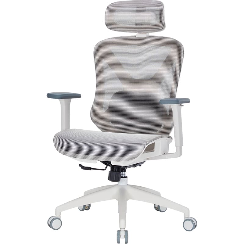 Крісло OFFICEPRO Atlas White/Light Gray (OC630-W-LG-LG) Тип для персоналу