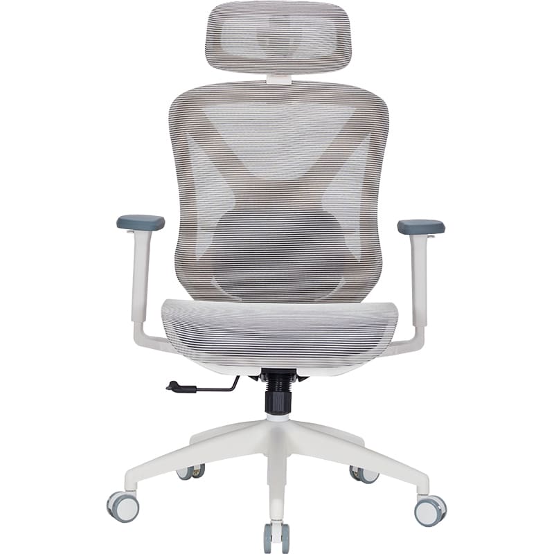 Крісло OFFICEPRO Atlas White/Light Gray (OC630-W-LG-LG)