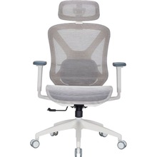 Крісло OFFICEPRO Atlas White/Light Gray (OC630-W-LG-LG)