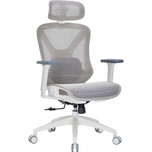 Крісло OFFICEPRO Atlas White/Light Gray (OC630-W-LG-LG)