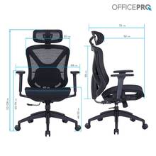 Крісло OFFICEPRO Atlas Black (OC630-B-B-B)