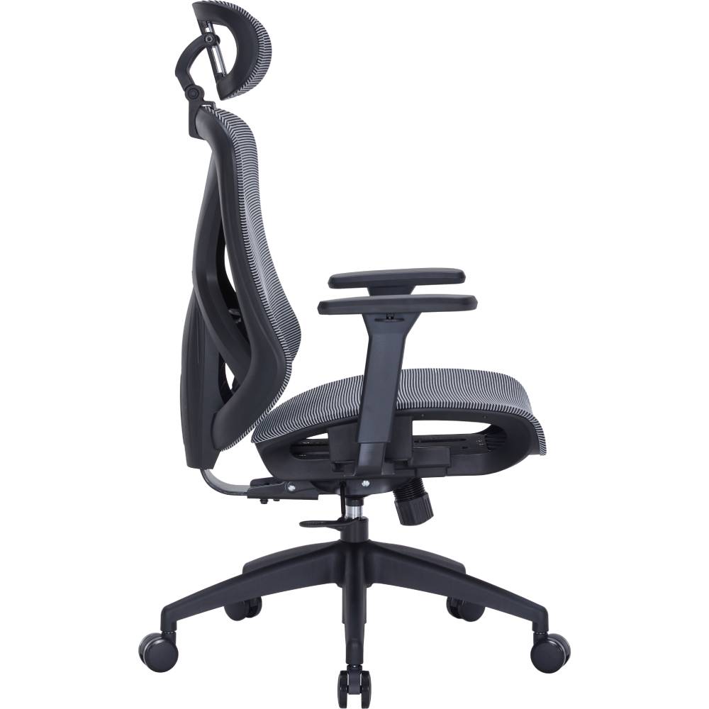 Зовнішній вигляд Крісло OFFICEPRO Atlas Black/Dark Gray (OC630-B-DG-DG)