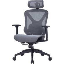 Крісло OFFICEPRO Atlas Black/Dark Gray (OC630-B-DG-DG)