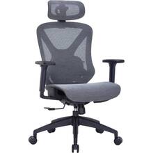 Крісло OFFICEPRO Atlas Black/Dark Gray (OC630-B-DG-DG)