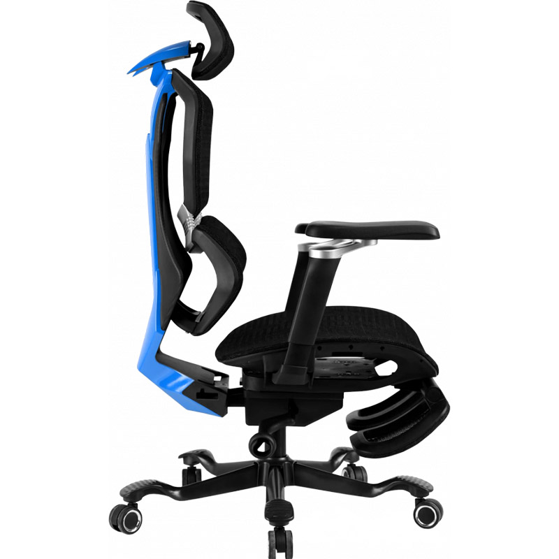 Кресло GT RACER X-7001 Black/Blue Материал обивки сетка полиэстер