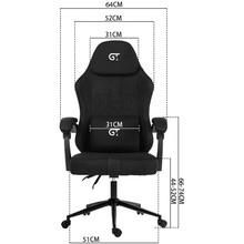 Кресло GT RACER X-2326 Fabric Black