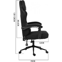 Кресло GT RACER X-2326 Fabric Black