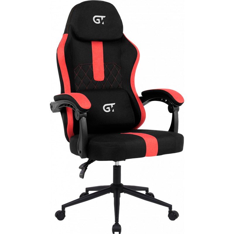 Крісло GT RACER X-2326 Fabric Black/Red Додатково Максимальне зростання: до 185 см