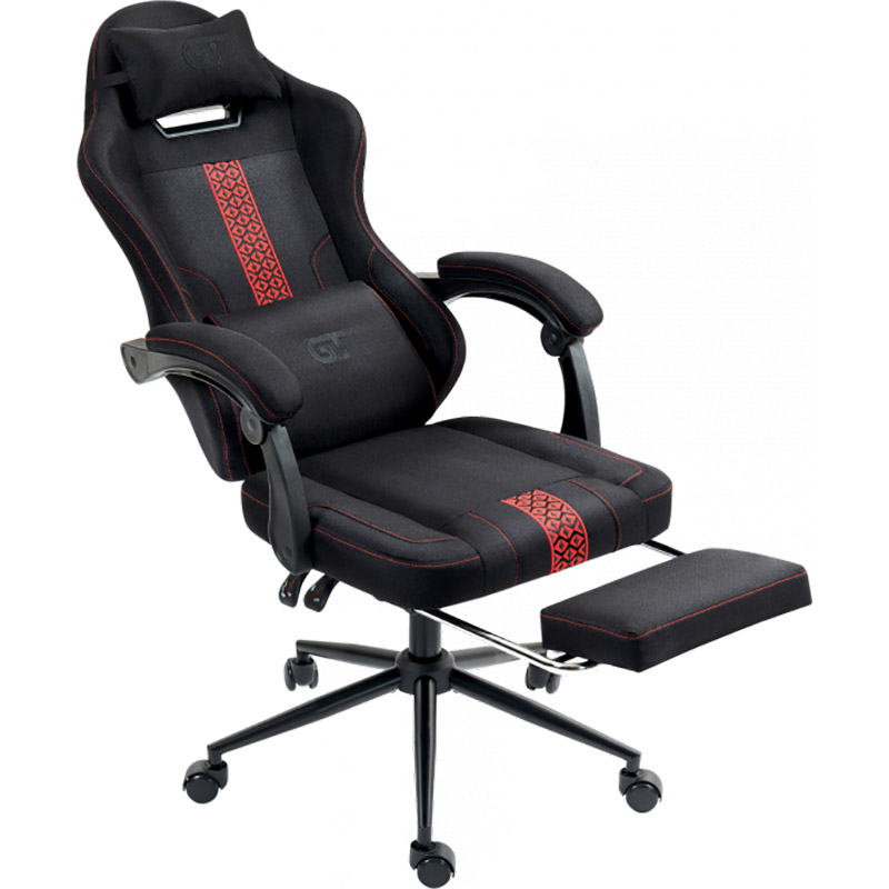 Кресло GT RACER X-2331 Fabric Black/Red Материал корпуса дерево