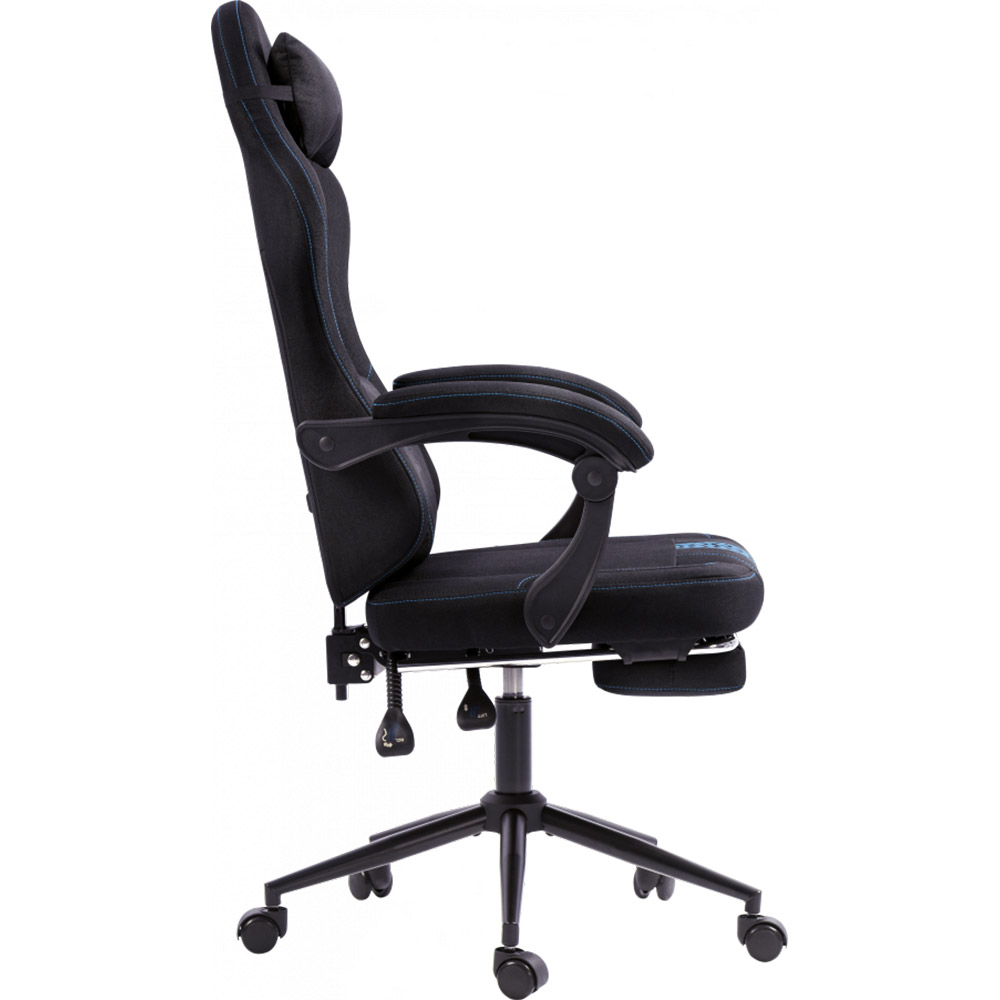 Крісло GT RACER X-2331 Fabric Black/Blue Матеріал оббивки тканина