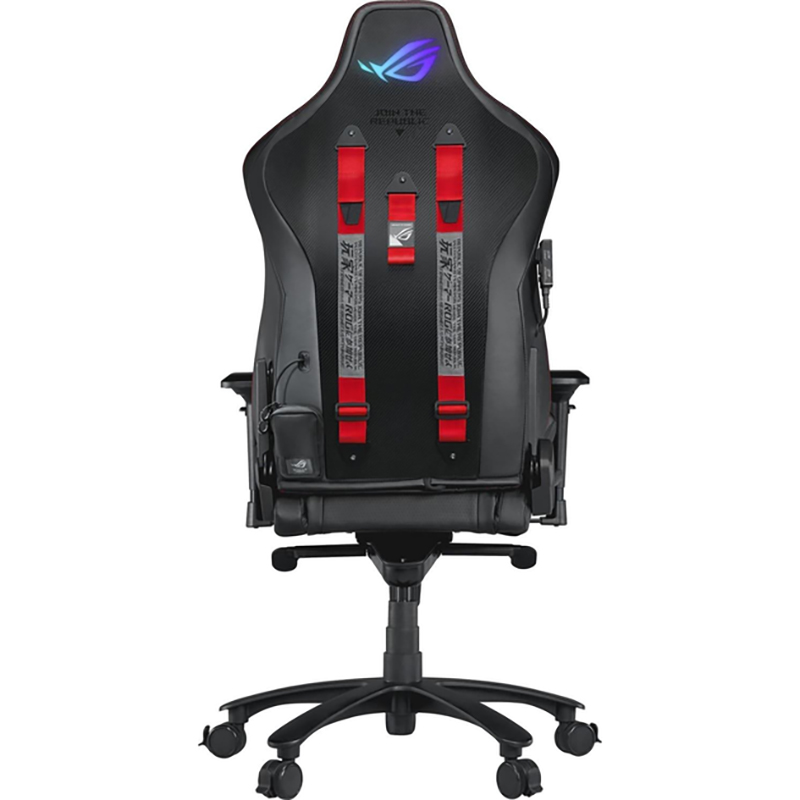 Зовнішній вигляд Крісло ASUS ROG Chariot X Wide Black (90GC01M0-MSG030)