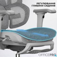 Крісло OFFICEPRO Elite Grey (OC950G)