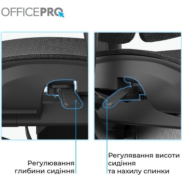 Фото 15 Крісло OFFICEPRO Elite Black (OC950B)