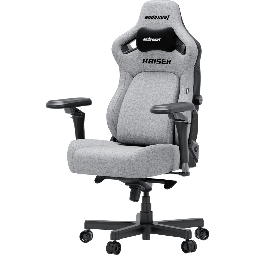 Крісло ANDA SEAT Kaiser 4 V2 Size XL Gray Fabric (AD12YDDC-XLL-20-G-CF-03) Тип для геймера