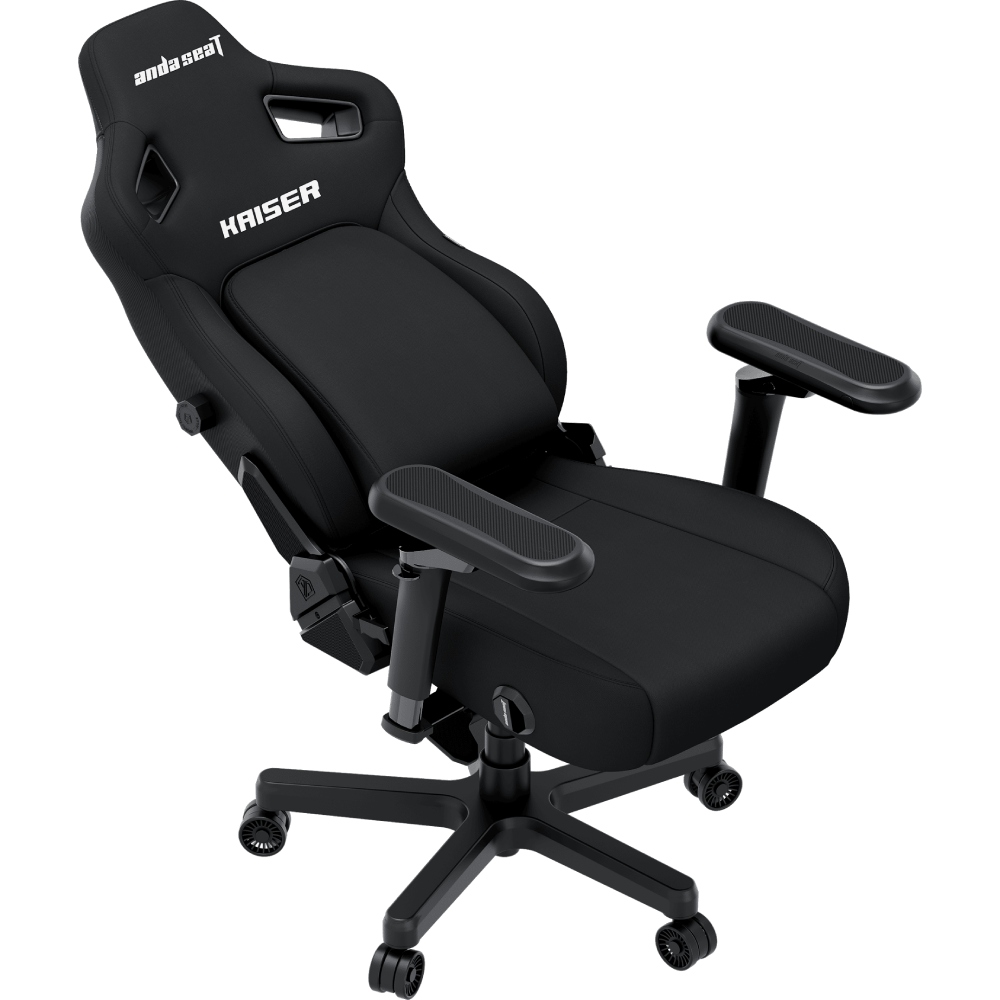 Зовнішній вигляд Крісло ANDA SEAT Kaiser 4 V2 Size XL Black Fabric (AD12YDDC-XLL-20-B-CF-03)