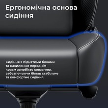 Крісло ANDA SEAT Kaiser 4 V2 Size XL Black Fabric (AD12YDDC-XLL-20-B-CF-03)