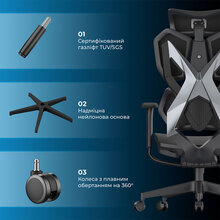 Кресло SIHOO Xallking X5C Mesh Black (X5C-301)