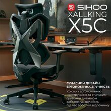 Кресло SIHOO Xallking X5C Mesh Black (X5C-301)