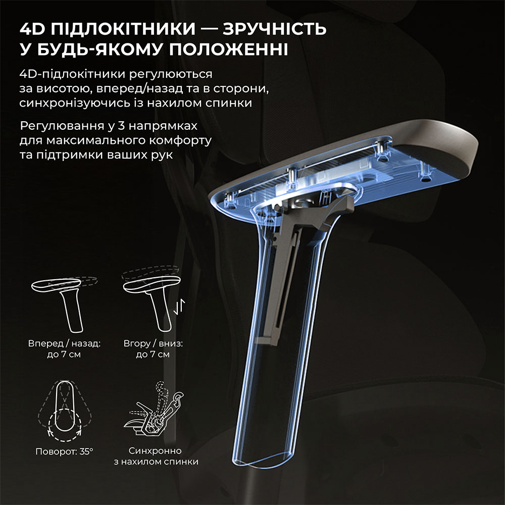 В интернет магазине Кресло SIHOO Xallking X5C Mesh Black (X5C-301)