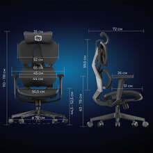 Кресло SIHOO Xallking X5C Mesh Black (X5C-301)