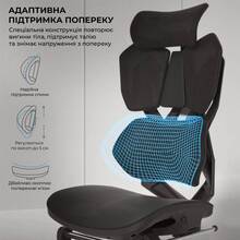 Кресло SIHOO X5C Mesh Black (X5C-301)